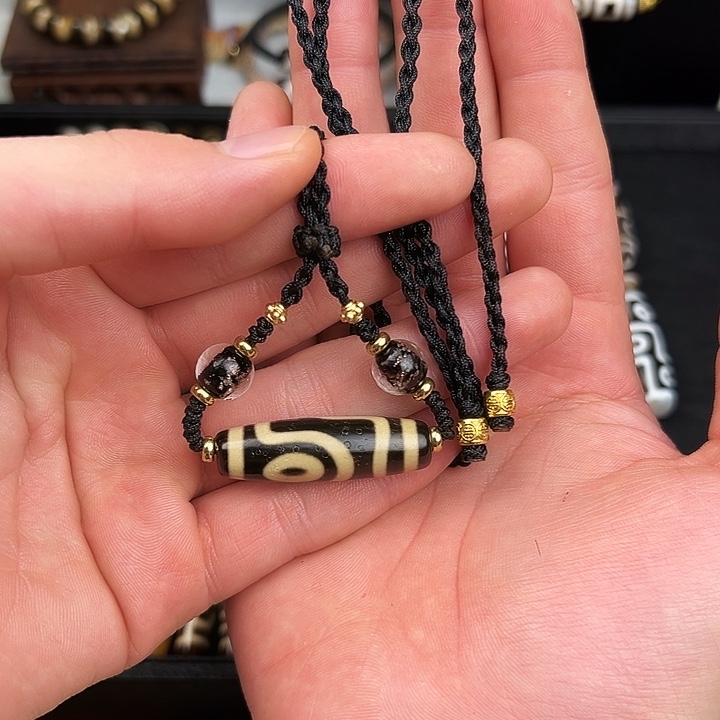 玛瑙/玉髓颈饰合金福利如意两眼