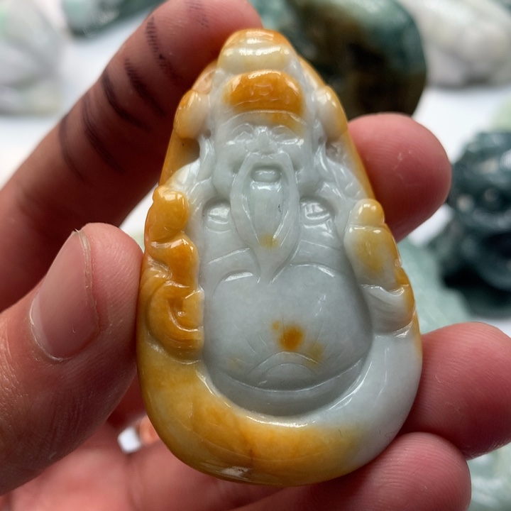 翡翠未镶嵌颈饰保真天然a货翡翠