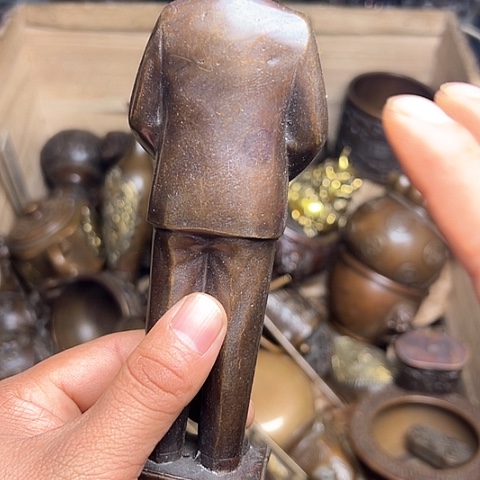 铜制工艺把玩摆件