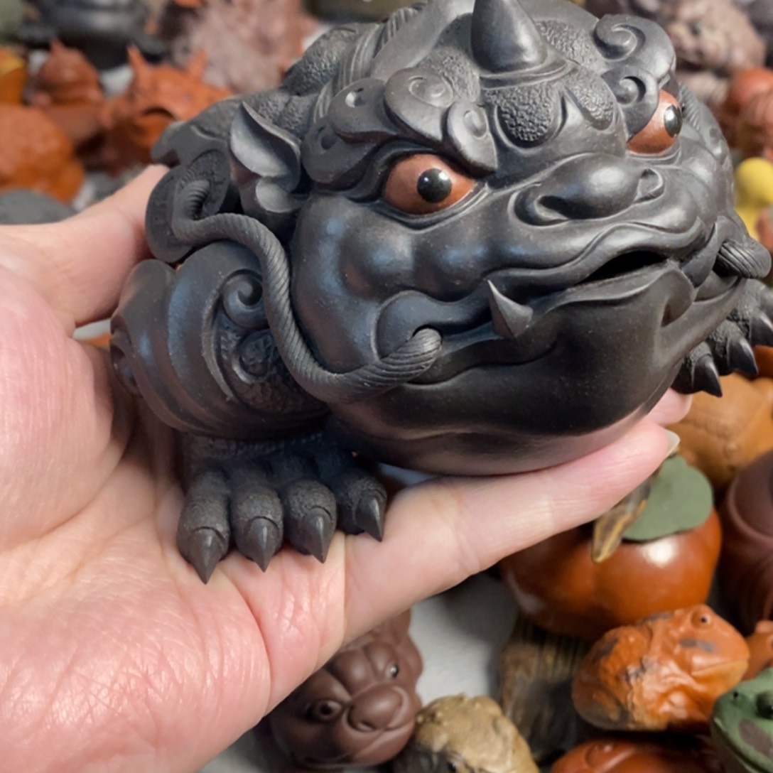 【闪购商品】紫砂茶宠康**鼻紫砂瑕疵