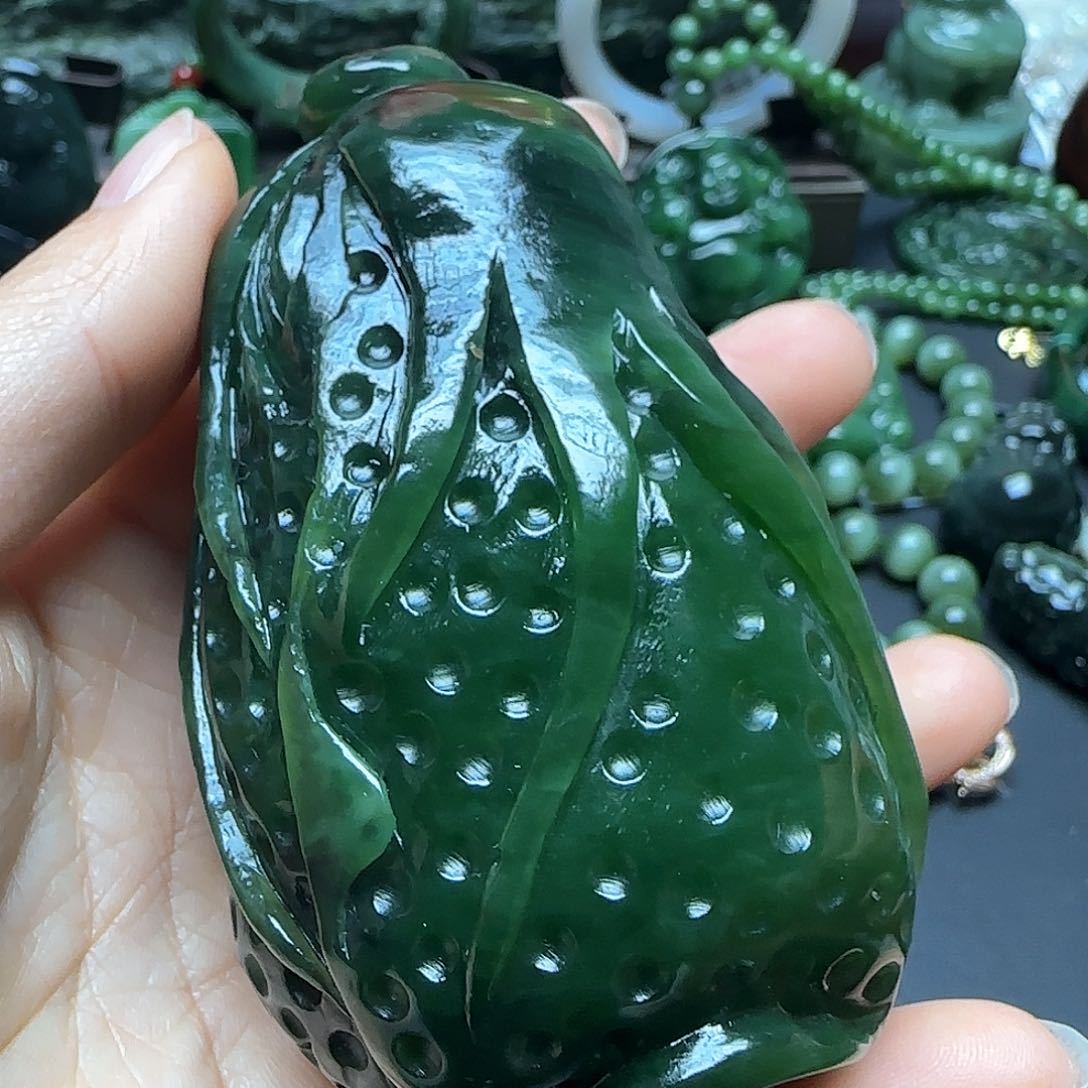 和田玉手把未镶嵌