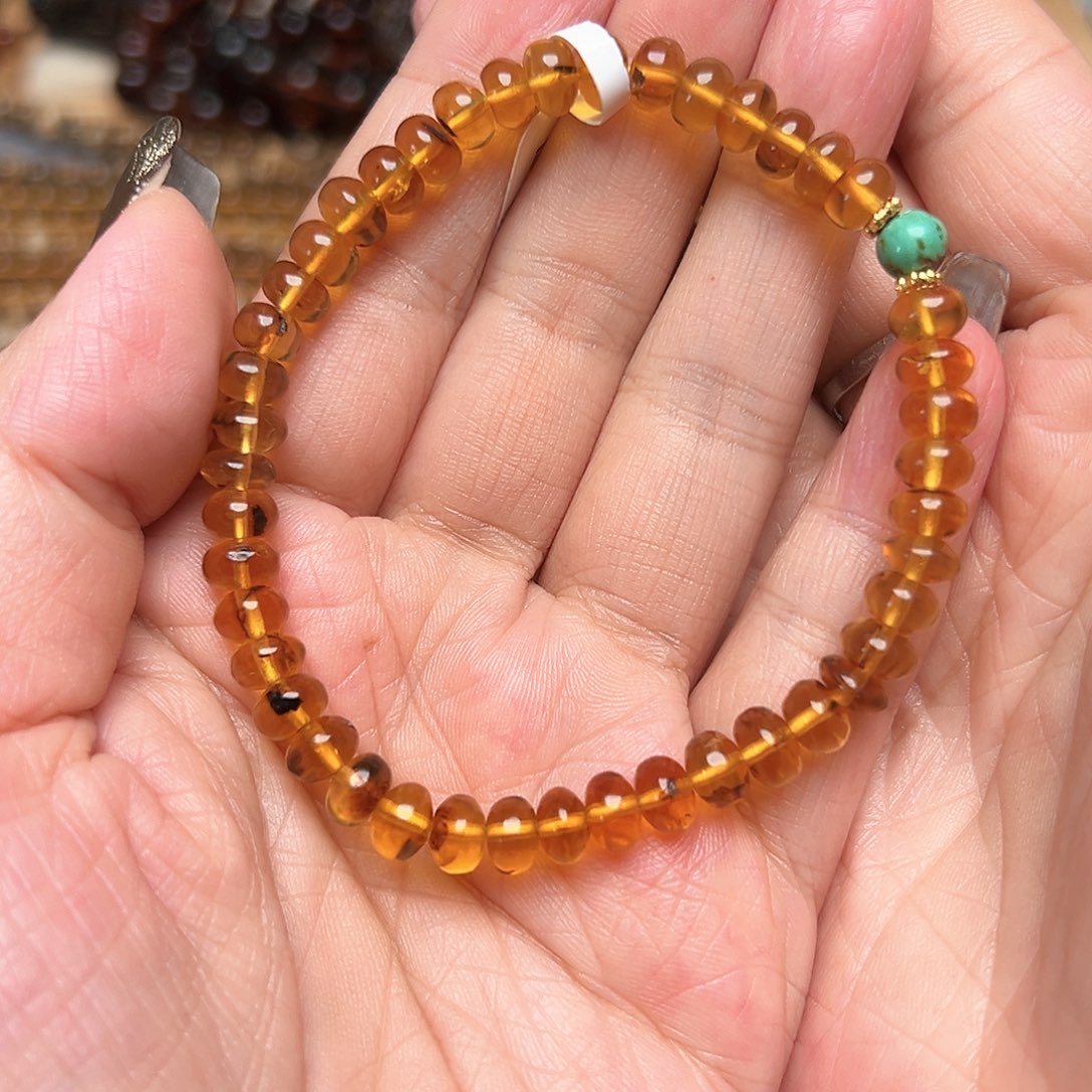 琥珀未镶嵌裸石抚顺琥珀10487-2六