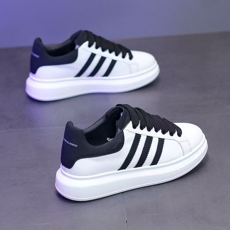 女鞋增高冬季增高女板鞋休闲鞋韩版轻便学生小白鞋