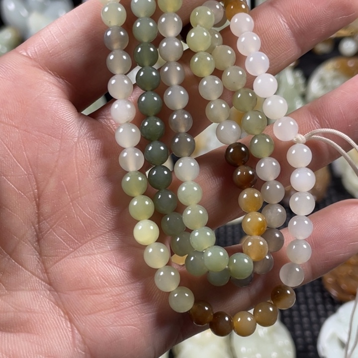 和田玉（糖玉）未镶嵌手链