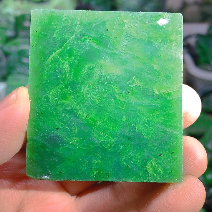 和田玉（碧玉）未镶嵌珠宝半成品