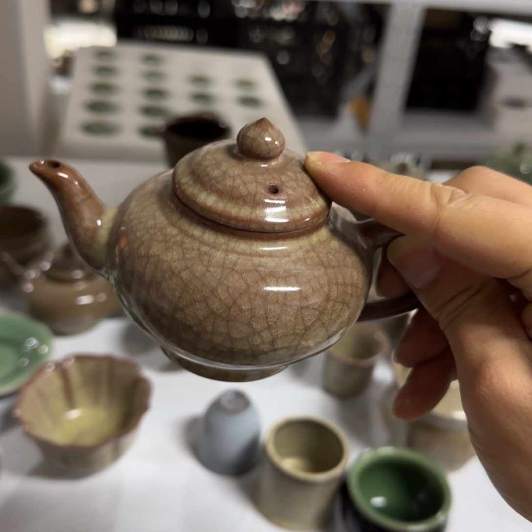 小金茶具青瓷茶器