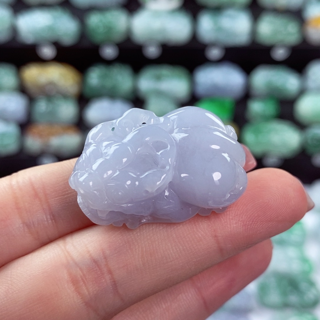 翡翠颈饰未镶嵌天然