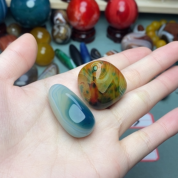 玛瑙/玉髓未镶嵌吊坠(不含链)