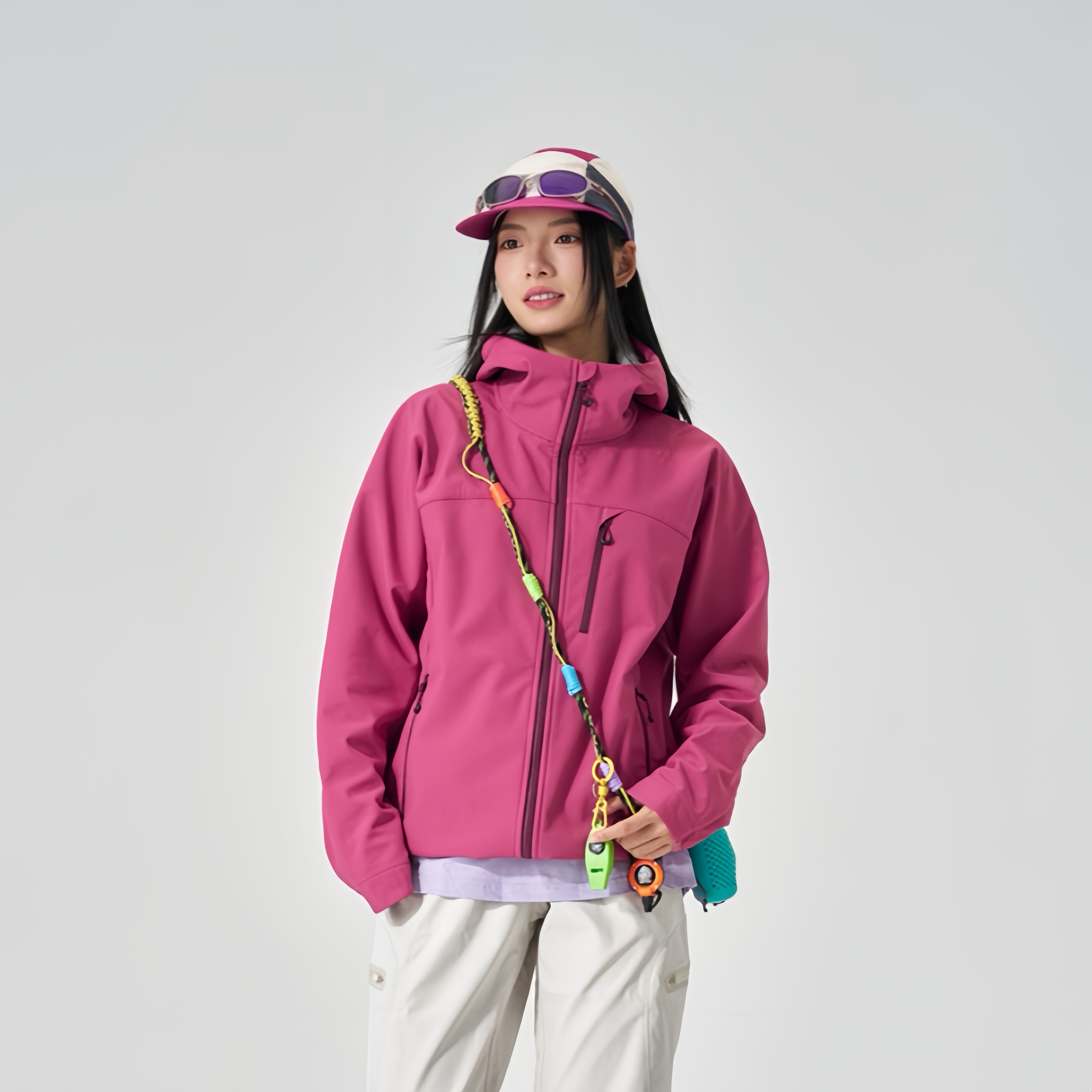 轻量型户外休闲运动连帽男女情侣款外套