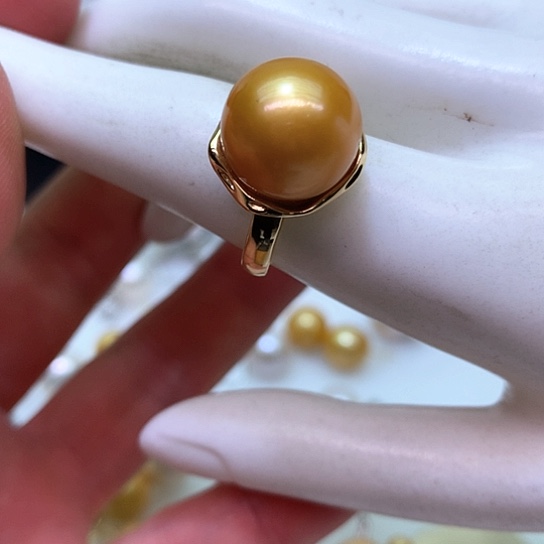 淡水珍珠耳饰银S925镶嵌