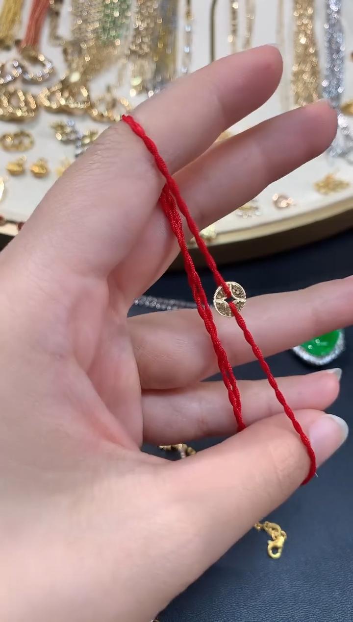 【钱币红绳】18K金-FF2024|BKJ2