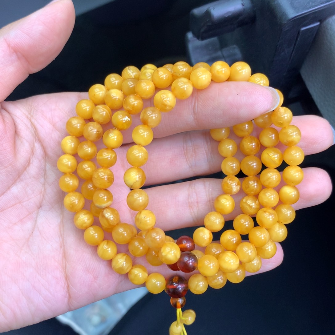 琥珀未镶嵌珠宝奇石6mm➕