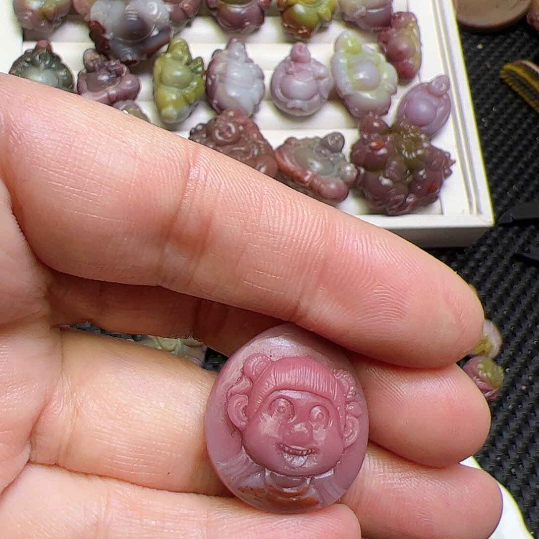 玛瑙/玉髓未镶嵌定制手串