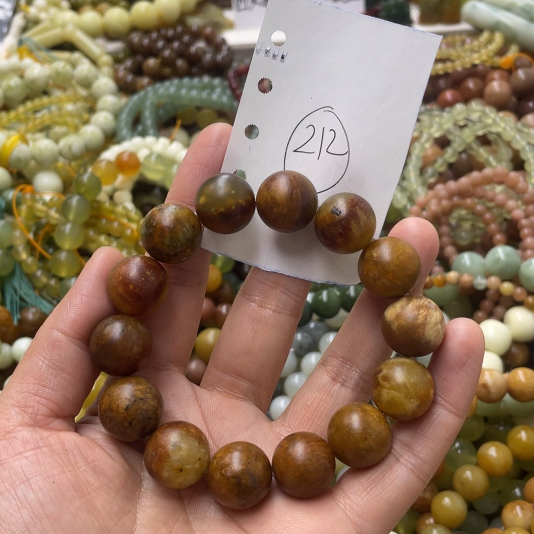 蛇纹石玉手链未镶嵌