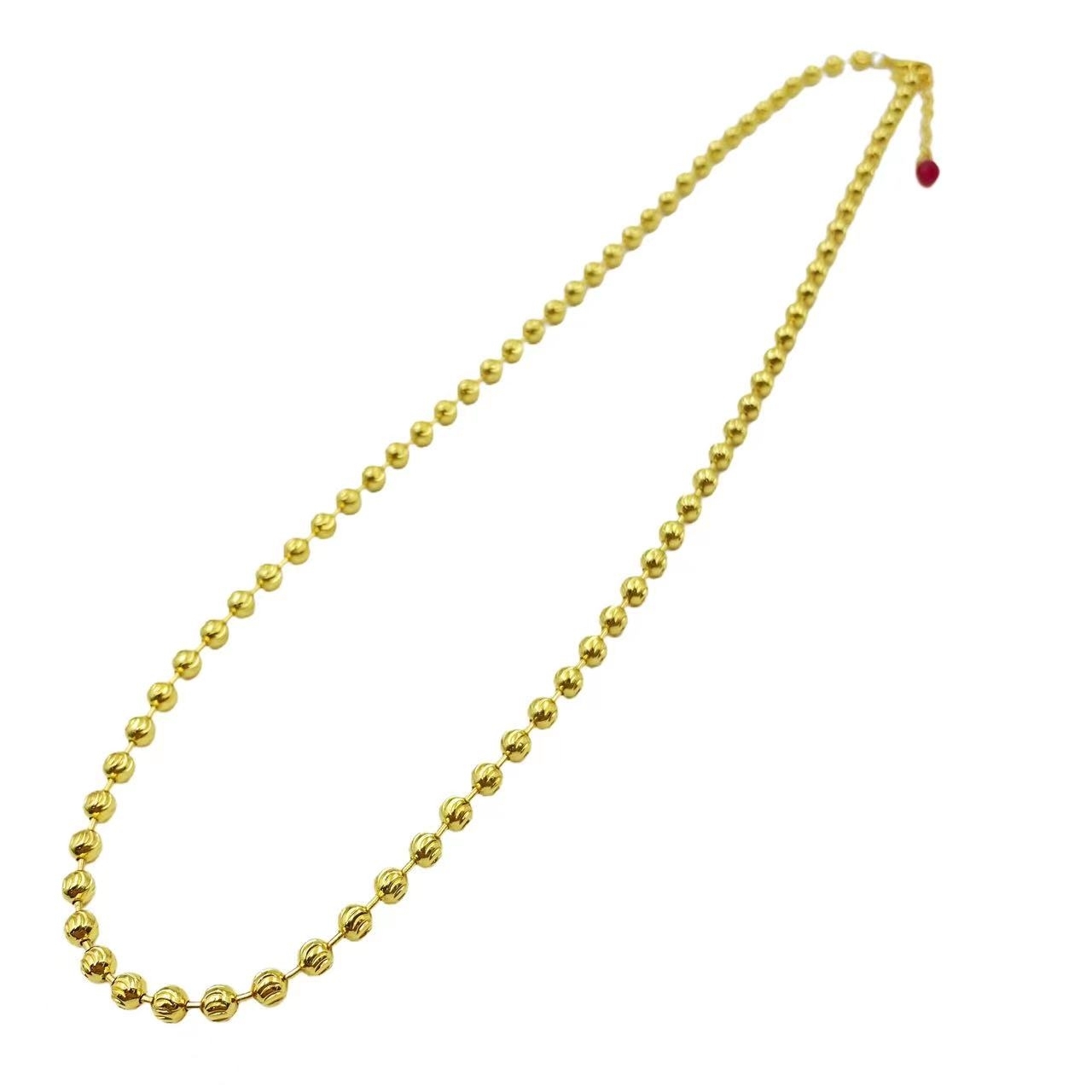 贵气猫眼珠珠项链X371-赠包装合金