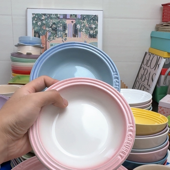 瓷片微瑕2个6英寸接骨碟