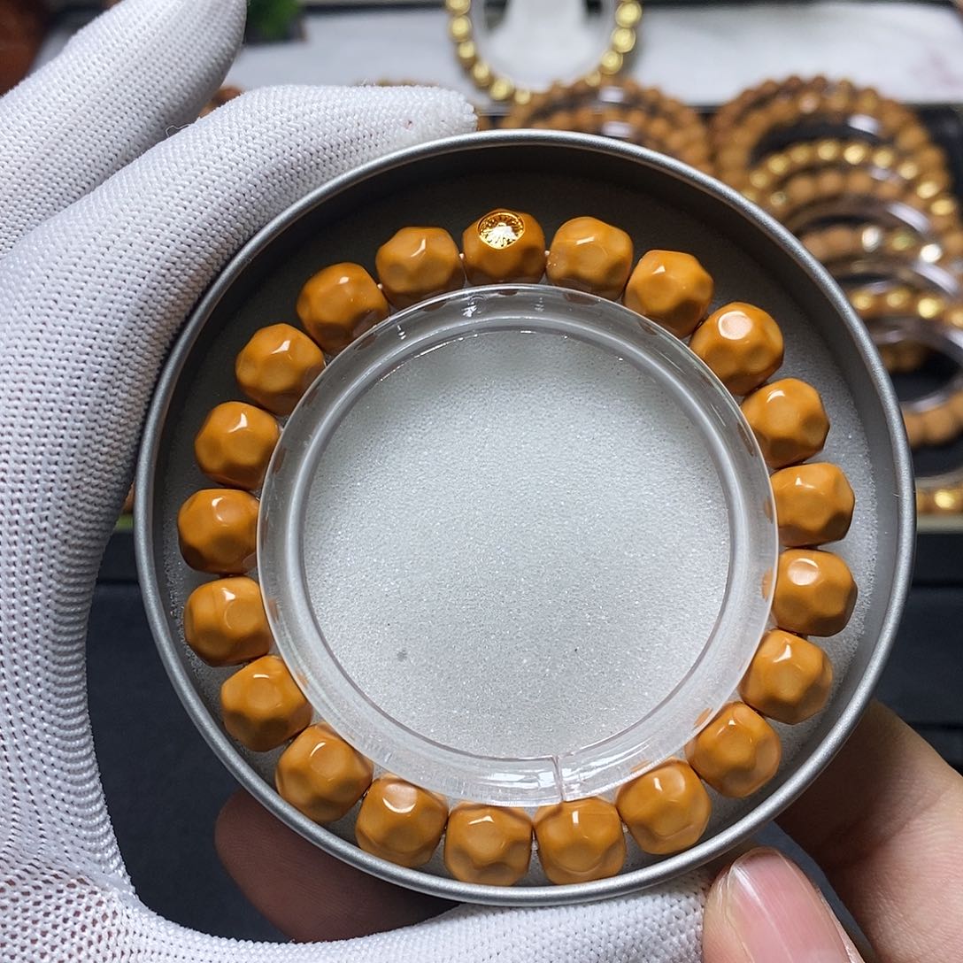 猴头核桃手串金标小奶酪尺寸10-11单号32号