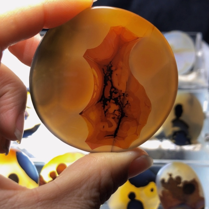 合金玛瑙/玉髓珠宝奇石87