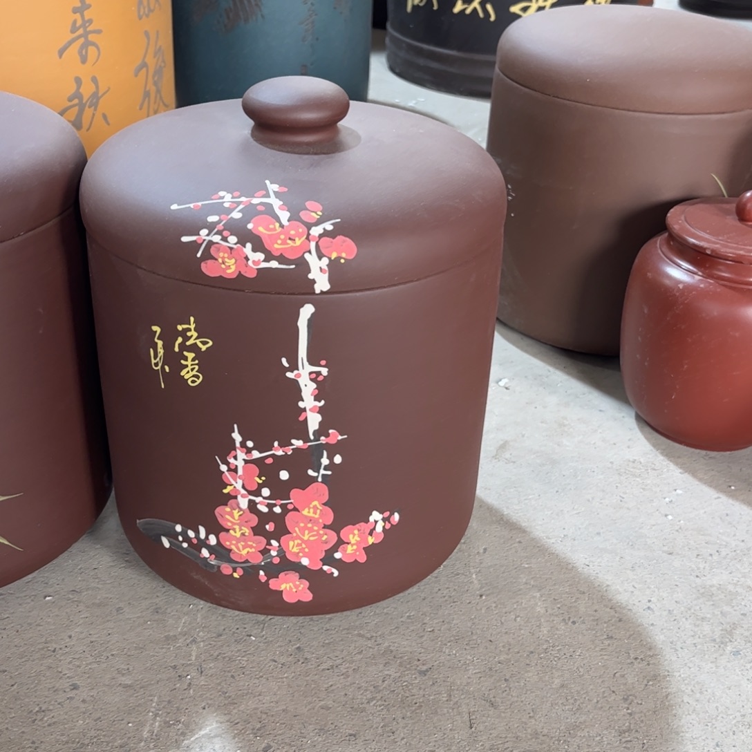 紫砂茶叶罐8 饼茶叶罐