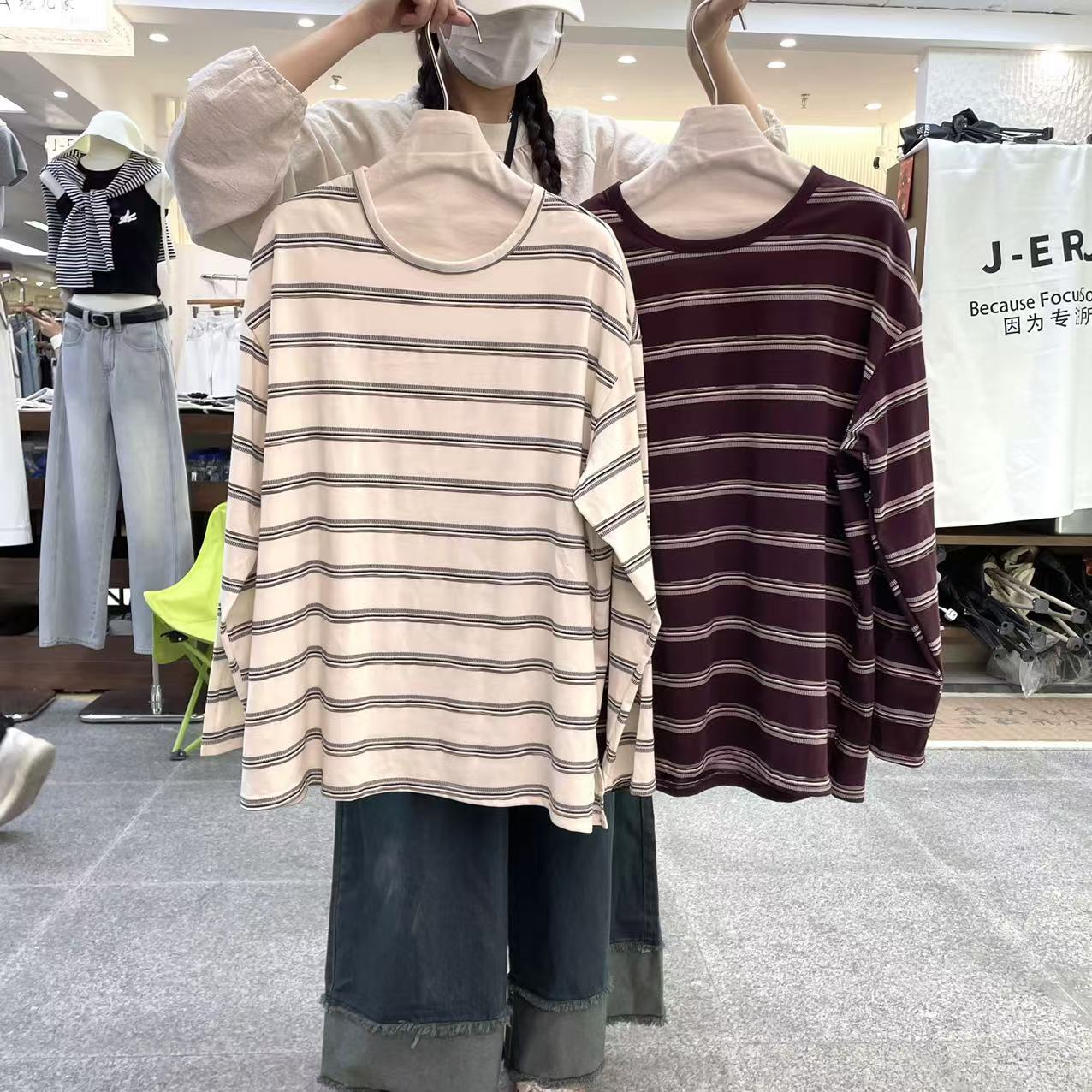 33推荐 SJ#6061 日系长袖打底T恤 25-02-09