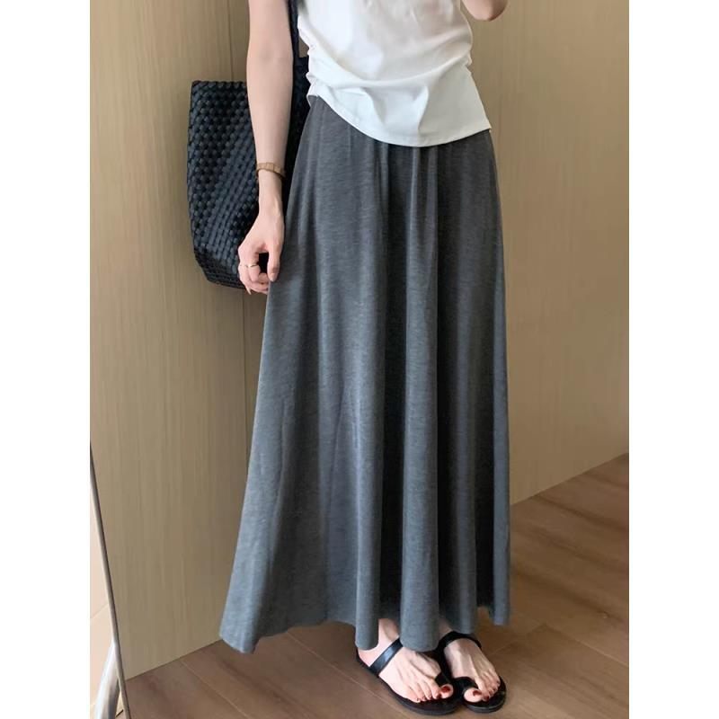 今晚发【小雨】微胖新款2025秋季大码遮肉显瘦气质百搭半身裙 018