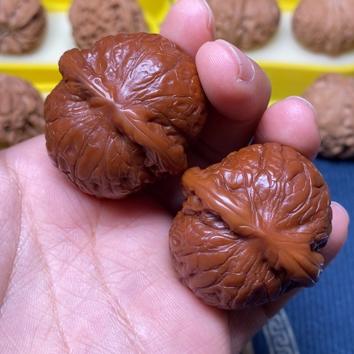 小***年文玩核桃乾隆磨38