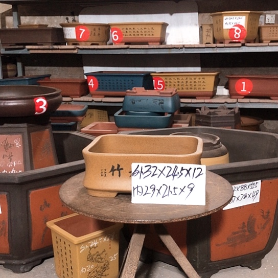 紫砂紫砂花盆包邮