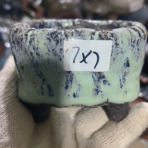 红陶粗陶花盆手工