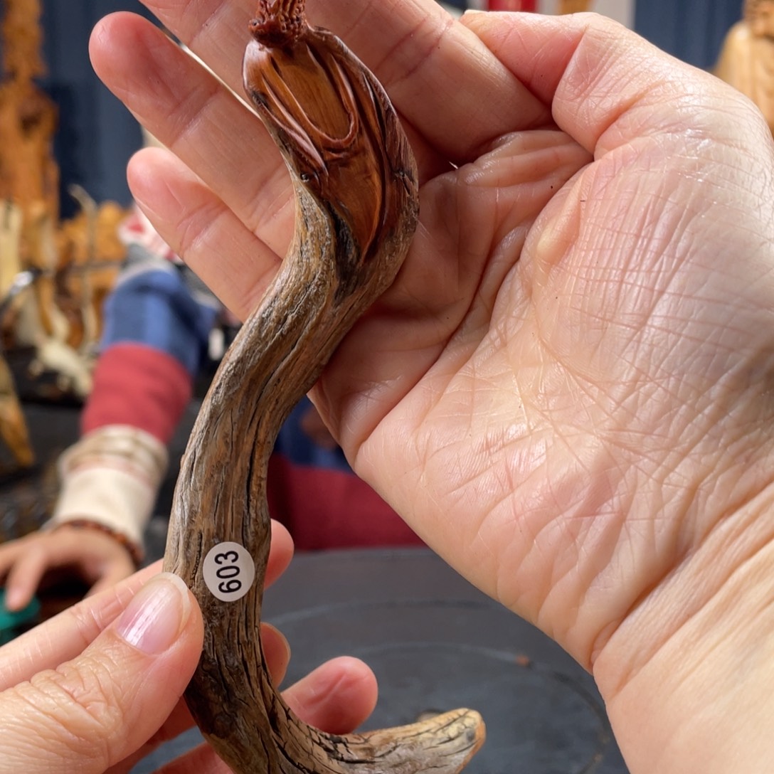 柏木（崖柏）手把件