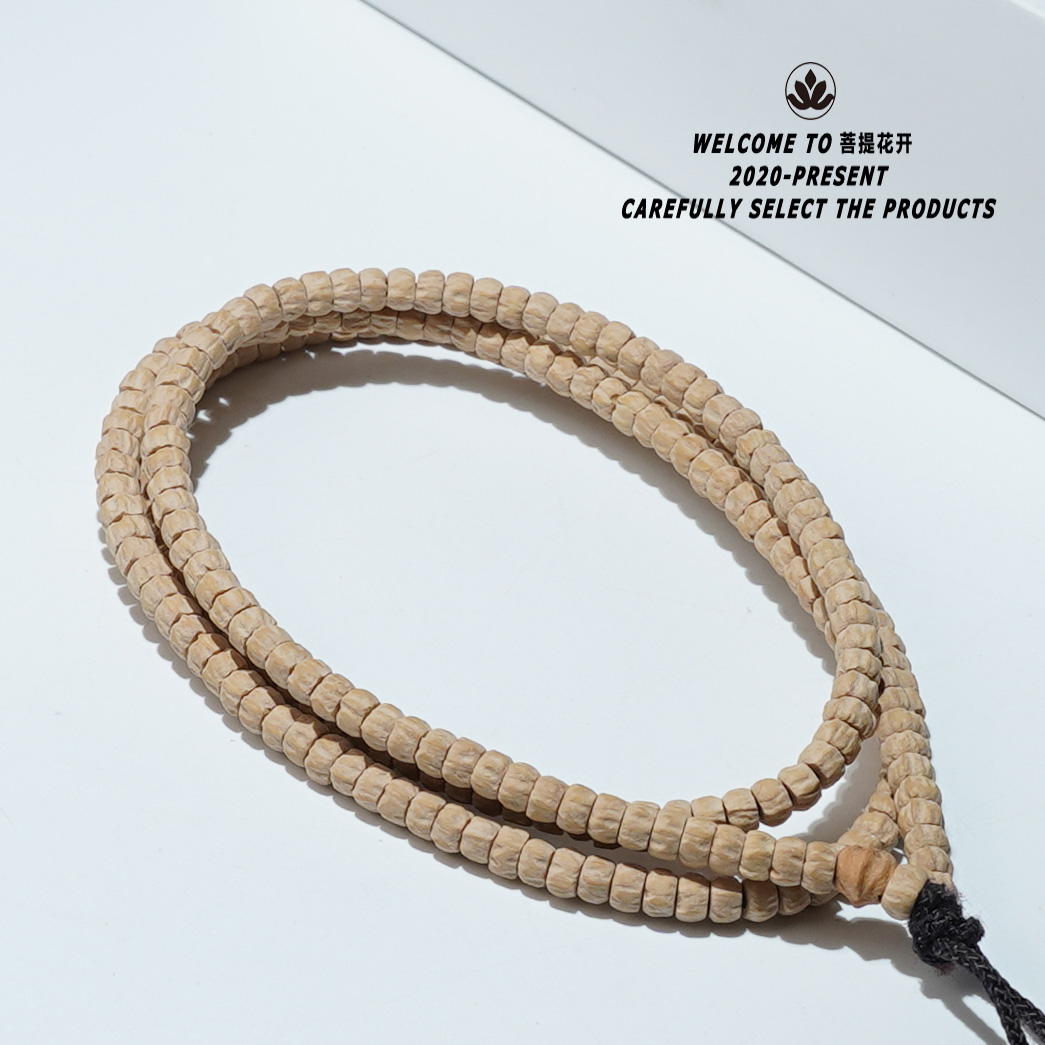 【热振柏香籽药片长串】百香籽高规整精切脖挂抛光有坑有眼