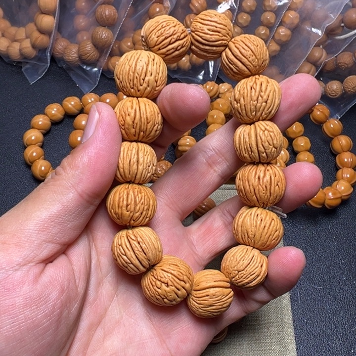 猴头核桃手串大桃