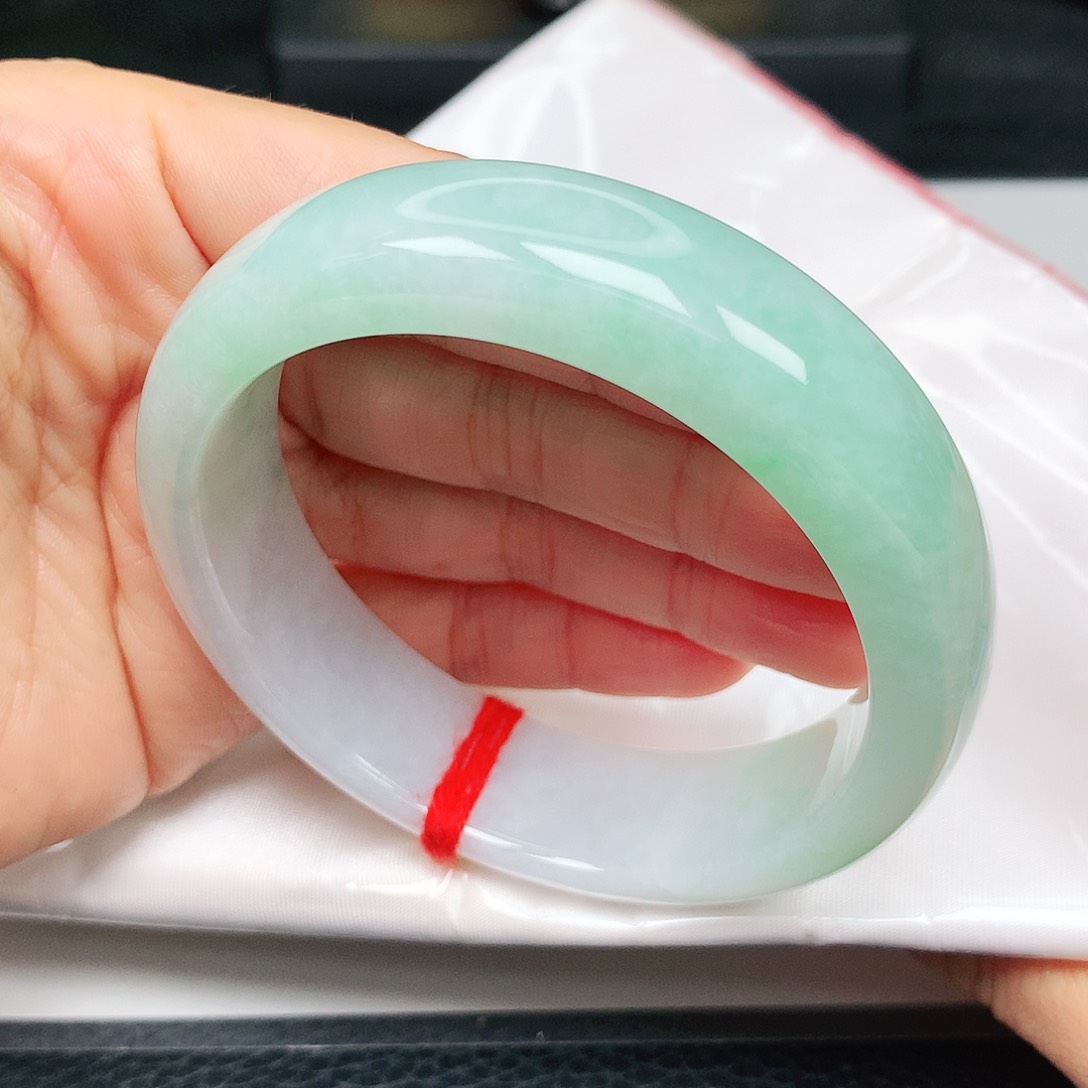 未镶嵌手镯翡翠甜果绿轮胎10