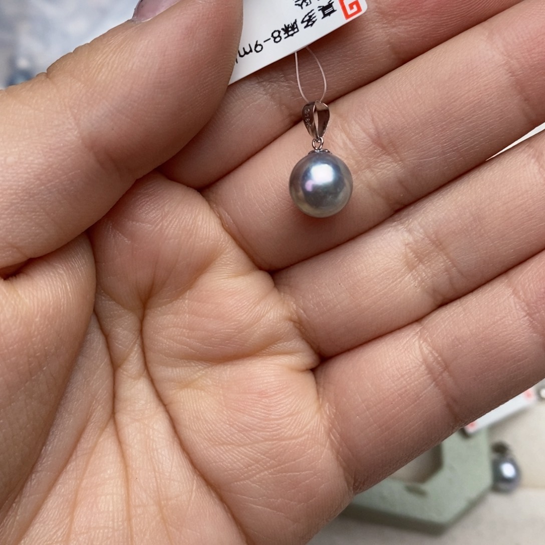 海水珍珠颈饰18K金镶嵌