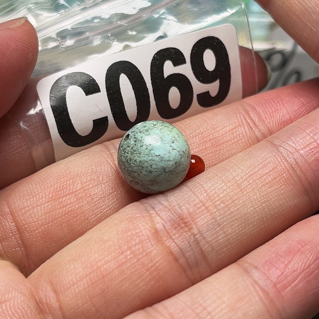 南红玛瑙配饰未镶嵌卡12.5