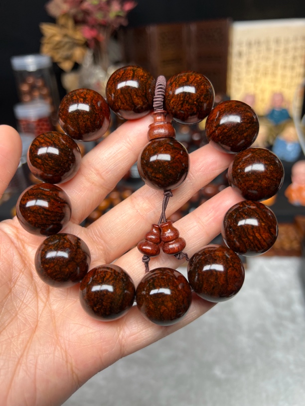 2.0缅甸花梨木满纹水波闪电