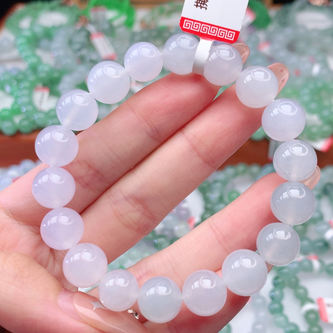 翡翠手链未镶嵌翡翠10.8mm