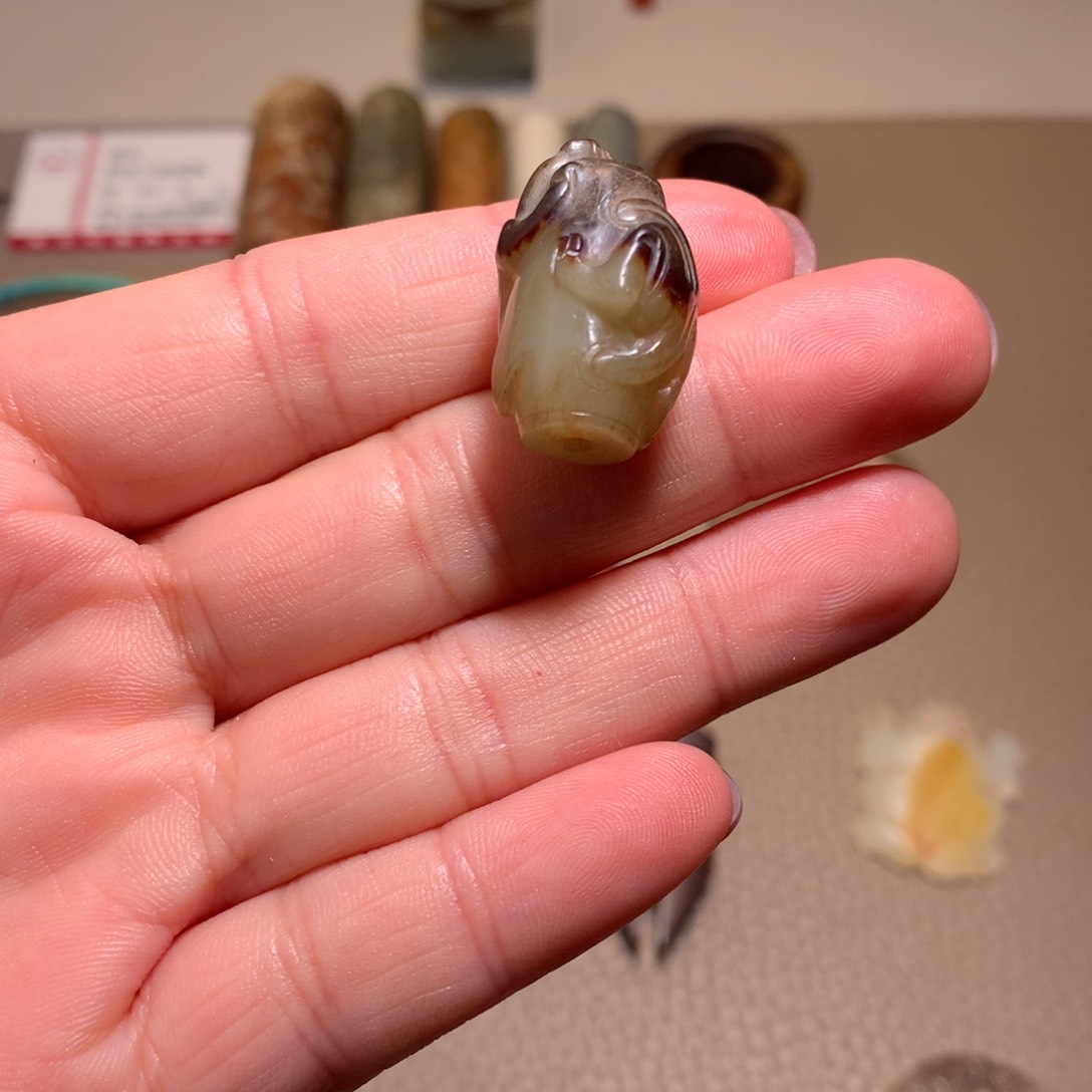 和田玉（糖玉）颈饰未镶嵌H**a