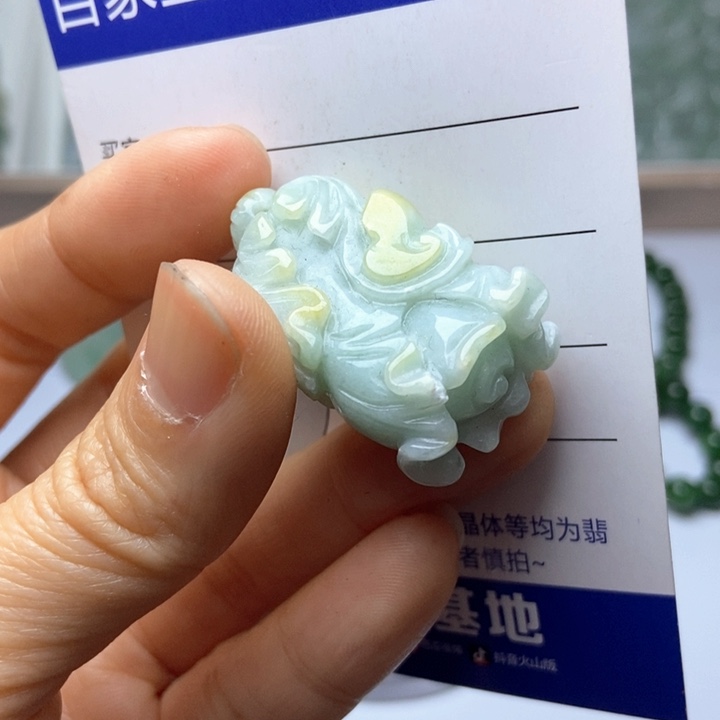 翡翠未镶嵌颈饰翡翠