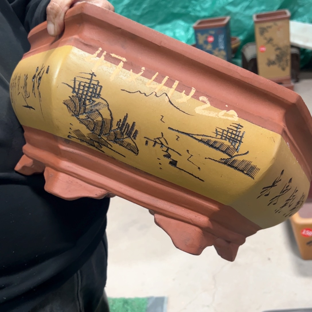 紫砂花盆紫砂花盆
