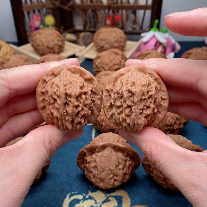 文玩核桃把件四座楼37