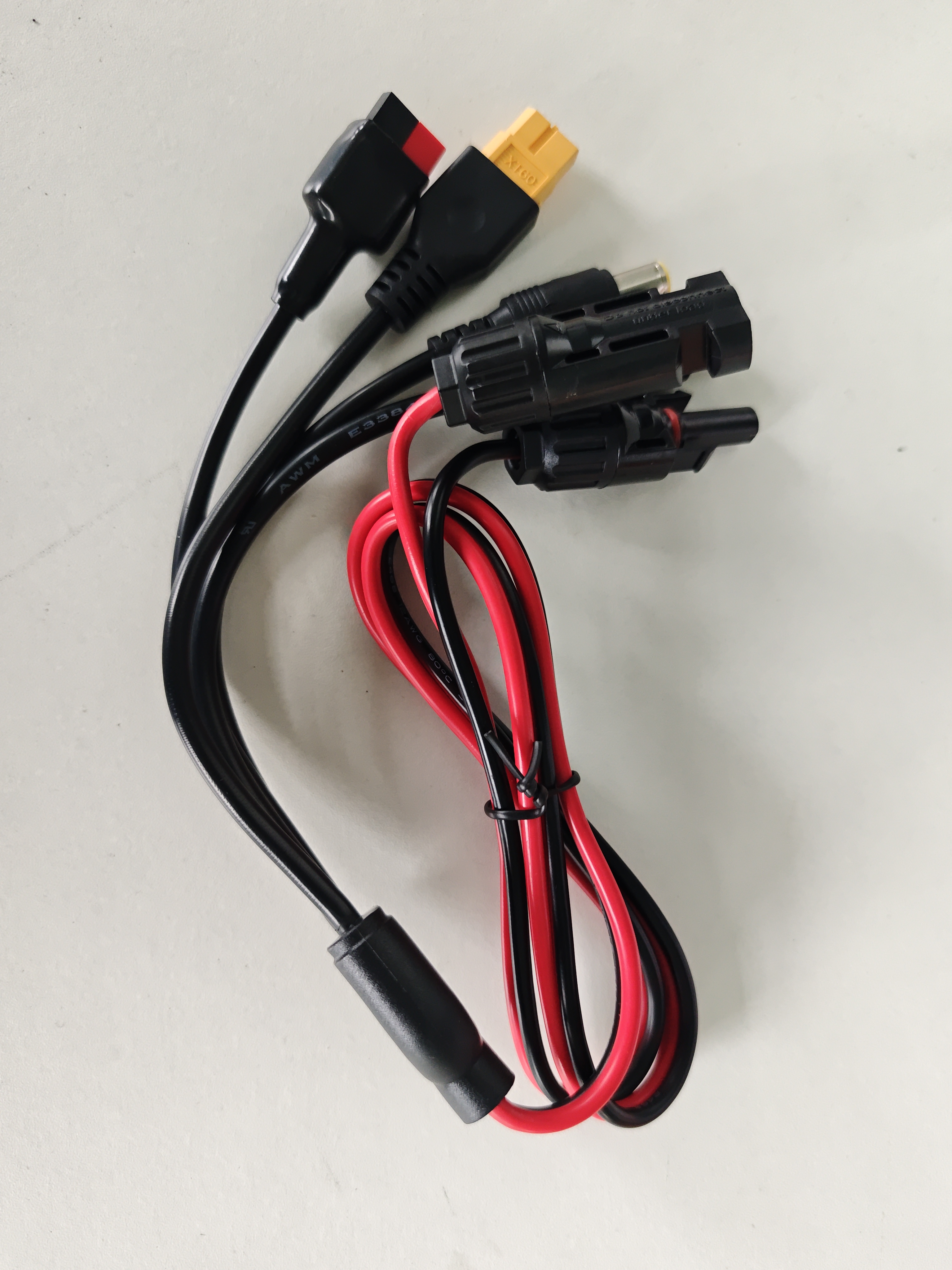 36线粗耐用太阳能连接线适用于户外移动电源太阳能板连接线充电