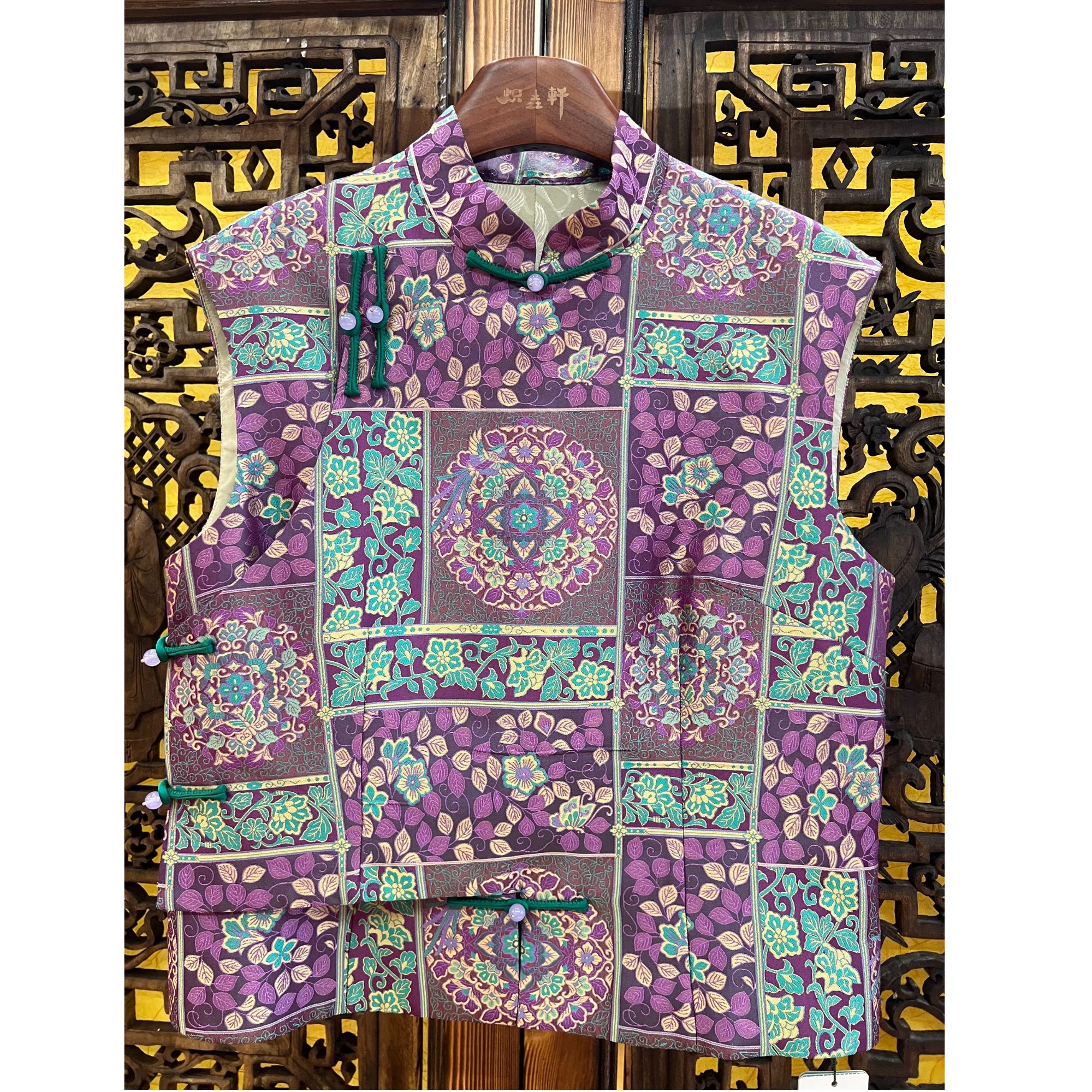 【炽垚轩】新中式国风非遗香云纱马甲国风古韵复古女装