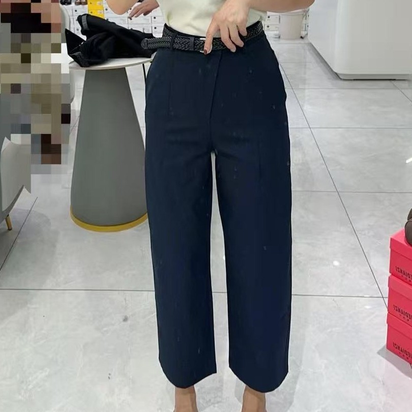 洋气九分休闲阔腿裤