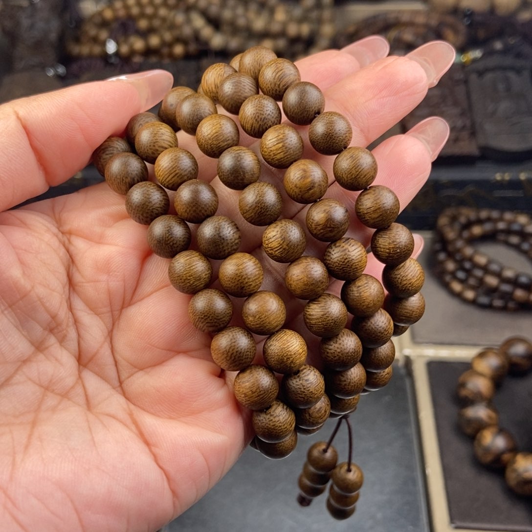 沉香手串噢*噢越南芽庄白棋楠