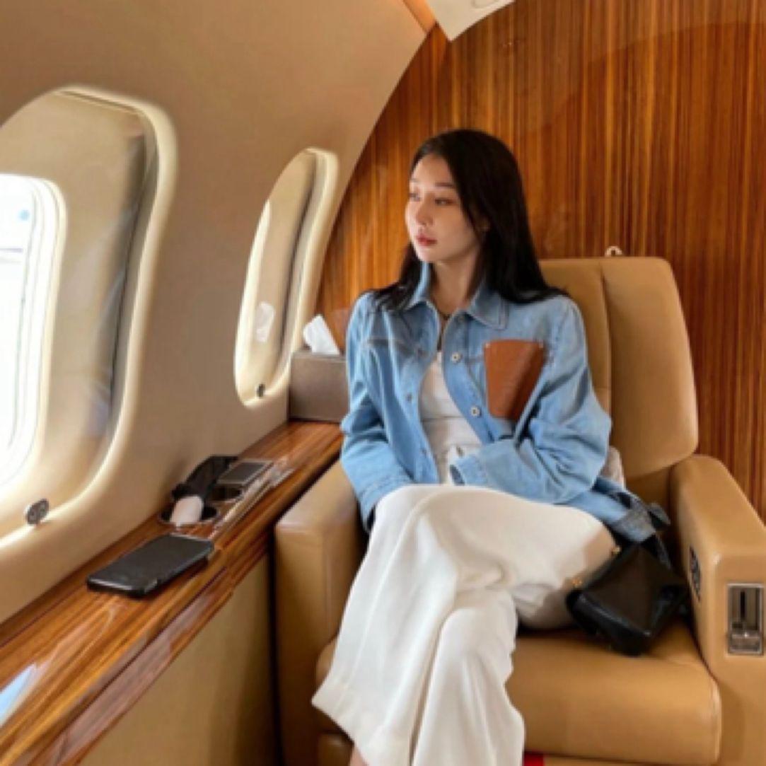 LOEWE/罗意威牛仔拼皮外套/S032