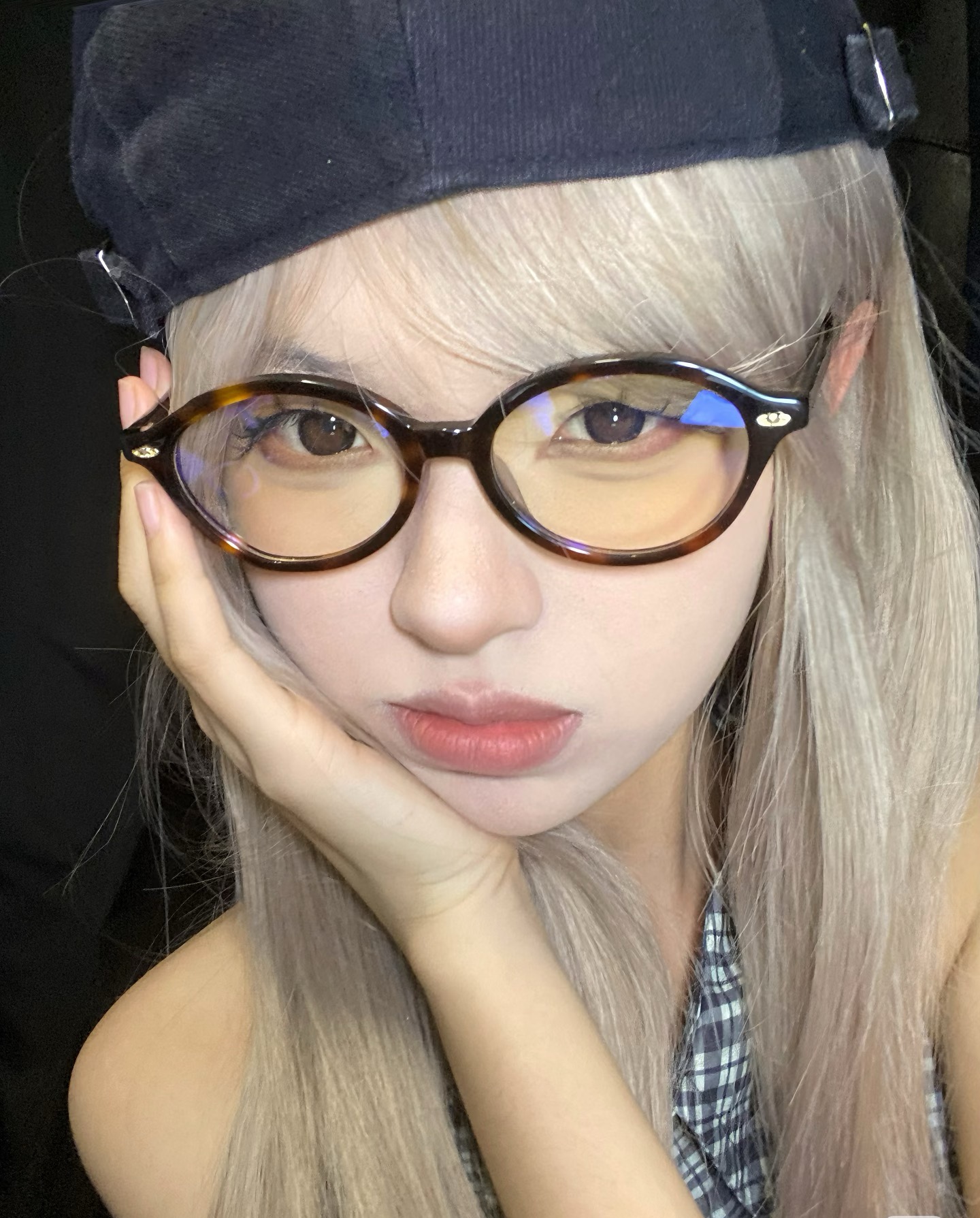 复古韩版潮小猫眼近视眼镜可配度数高级感