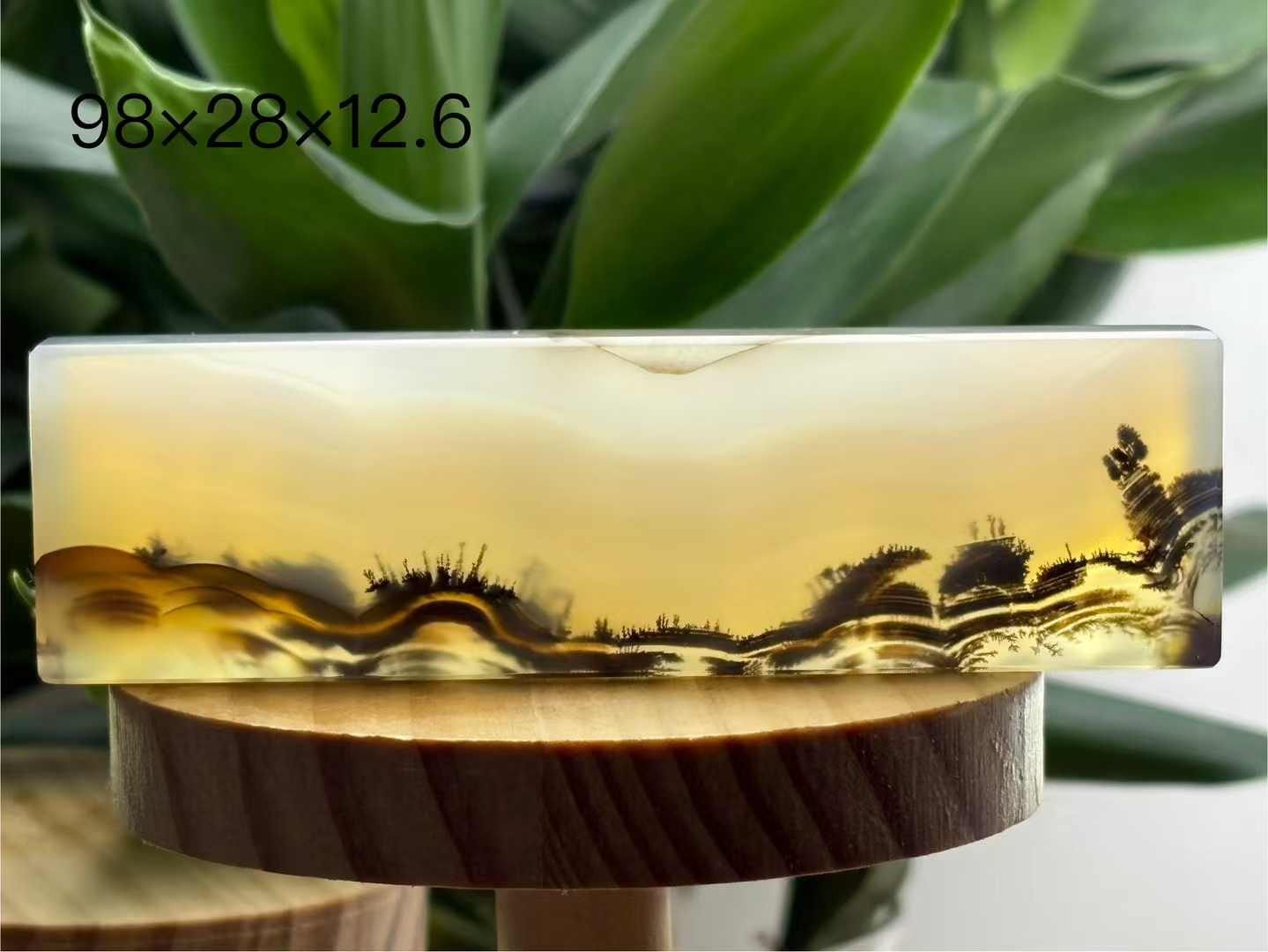 天然海洋玉髓风景摆件上新货