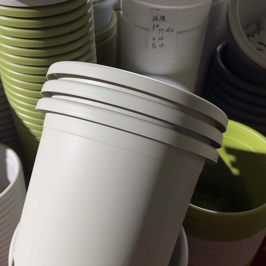 树脂四季5号无托6个灰白微瑕