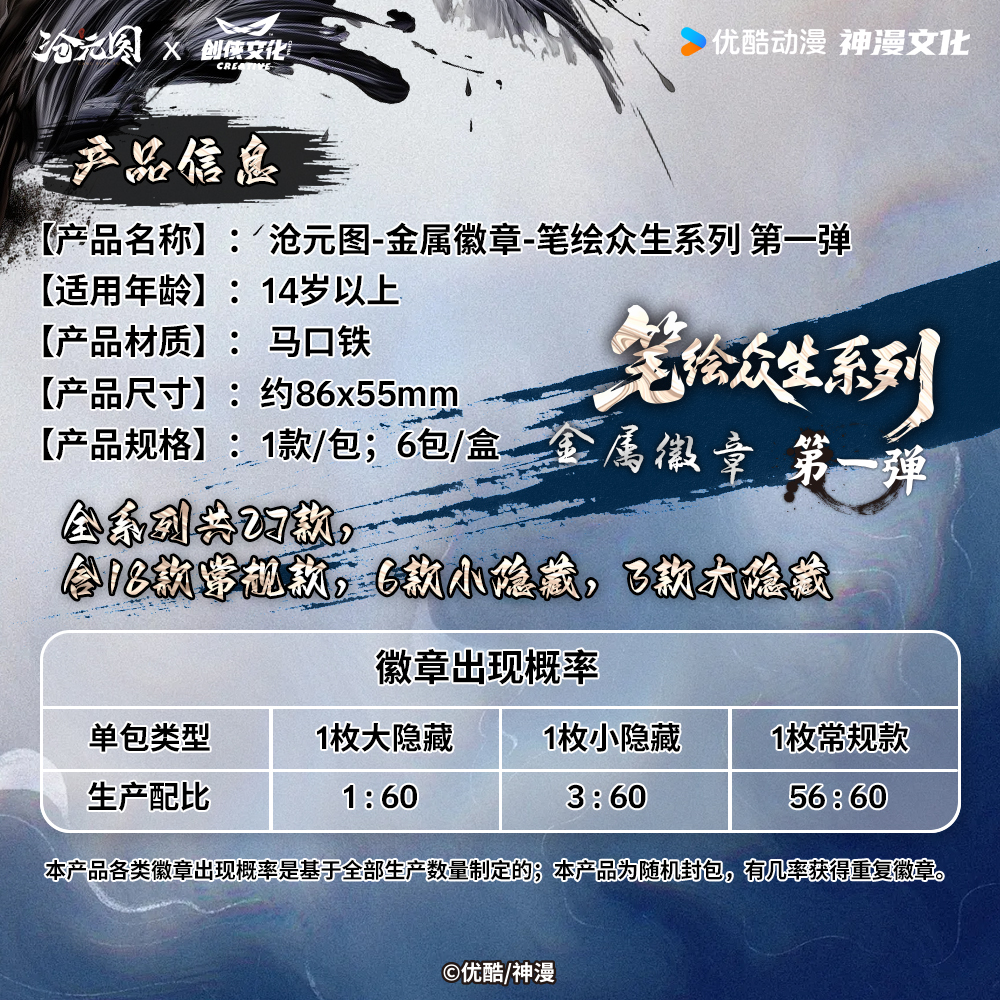 诺【PK】沧元图-吧唧-笔绘画众生系到