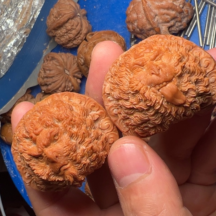 核桃手串/手链核桃雕刻